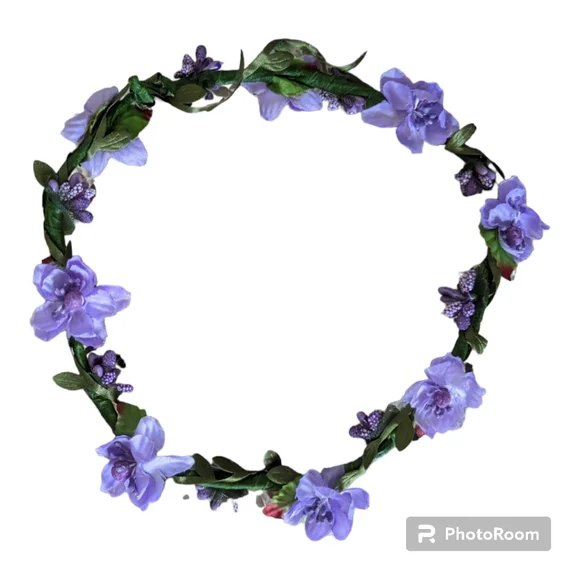 2/$10 Purple floral milestone blanket - Picture 2 of 2